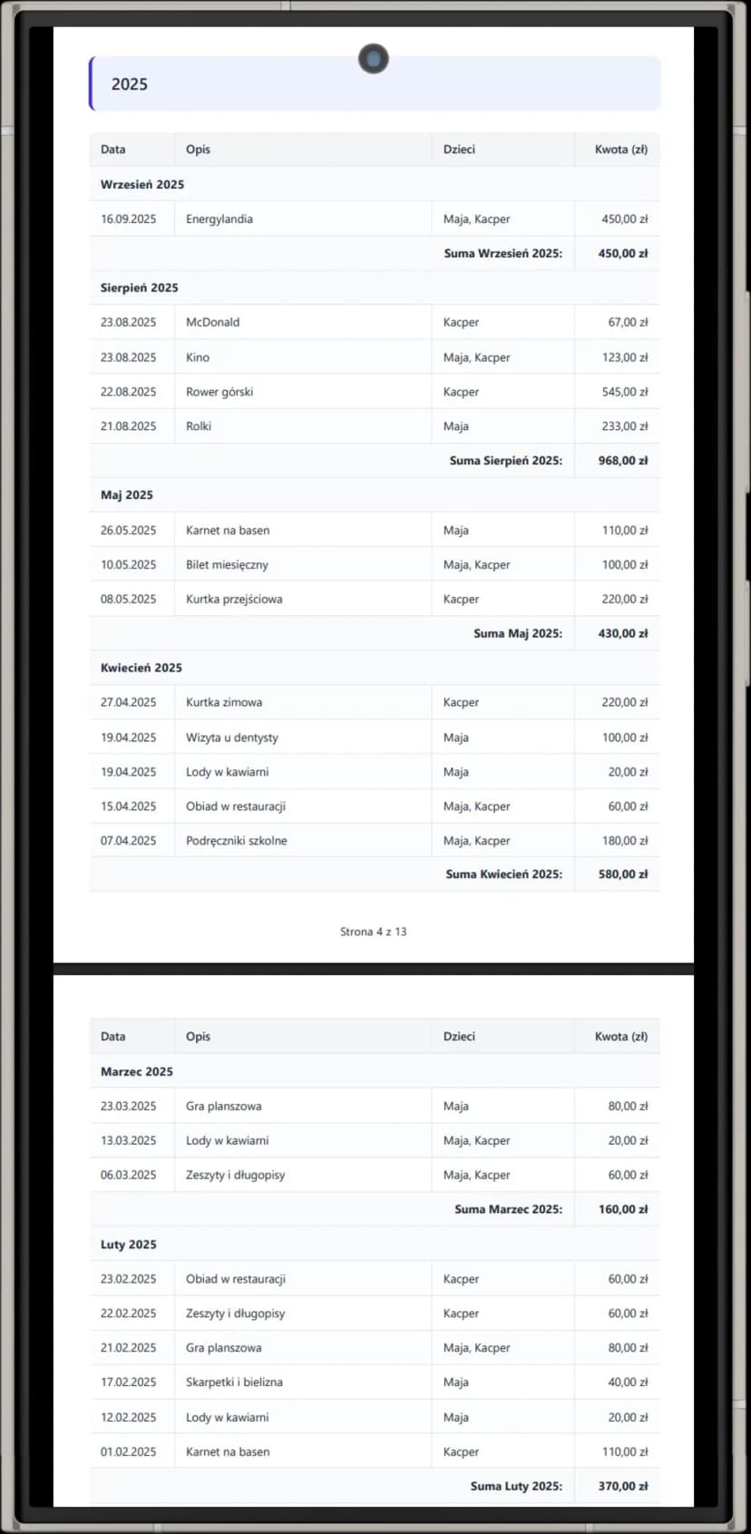 Hotová přehled v PDF – dokument pro spis