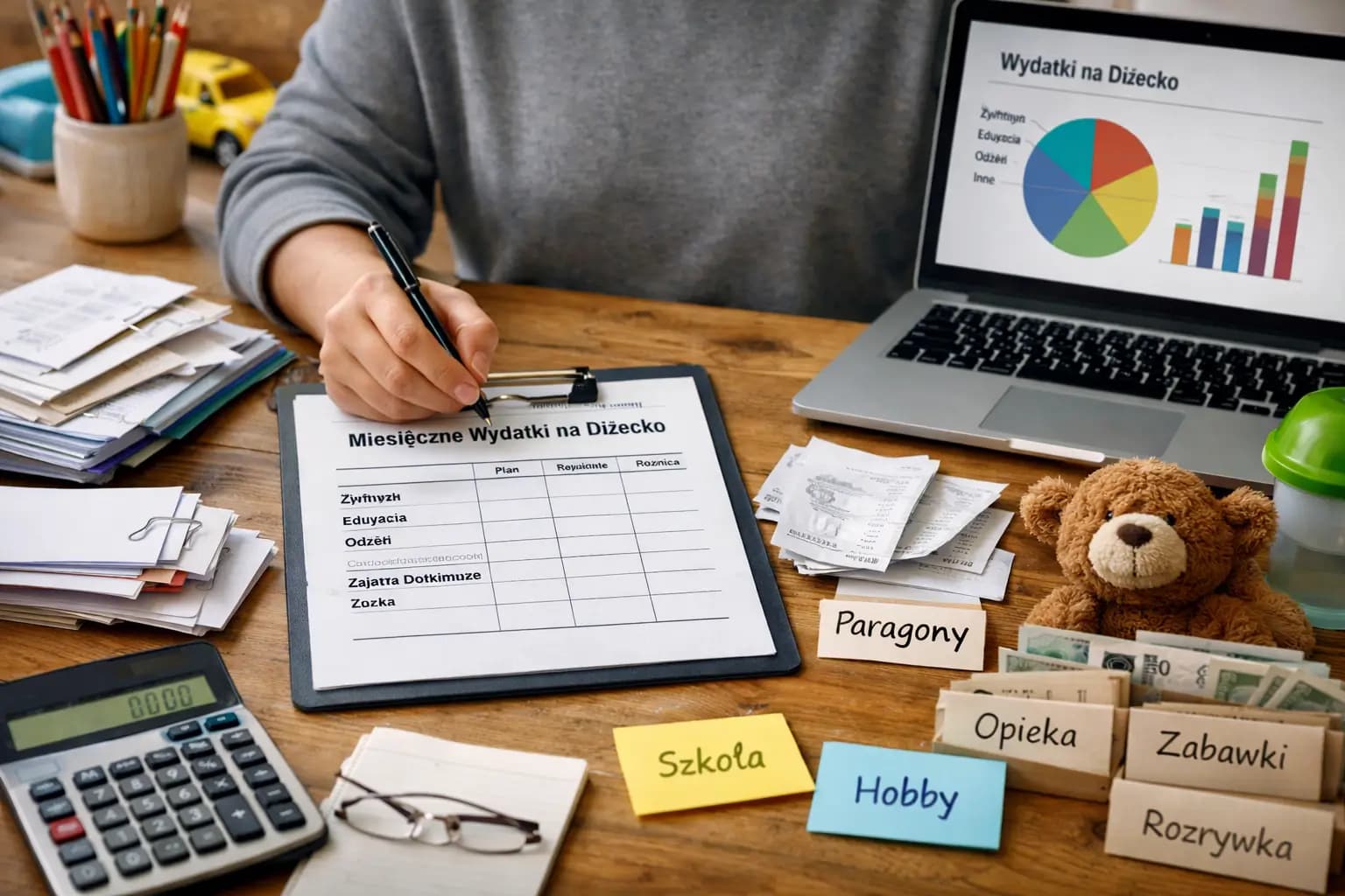 Jakie paragony i rachunki zbierać do alimentów (2026)